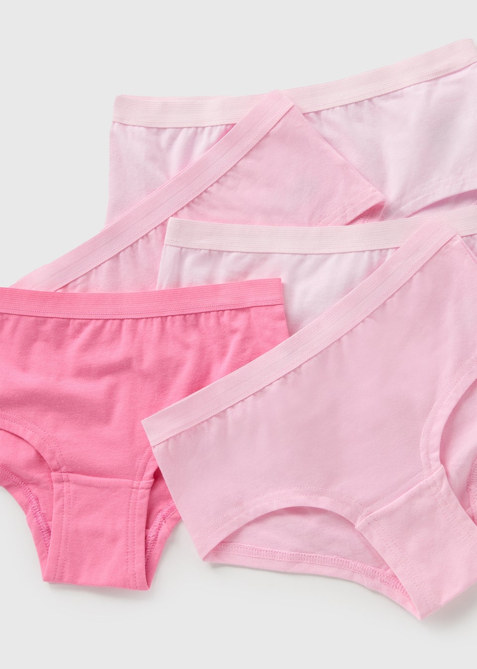 5 Pack Girls Pink Hipsters
