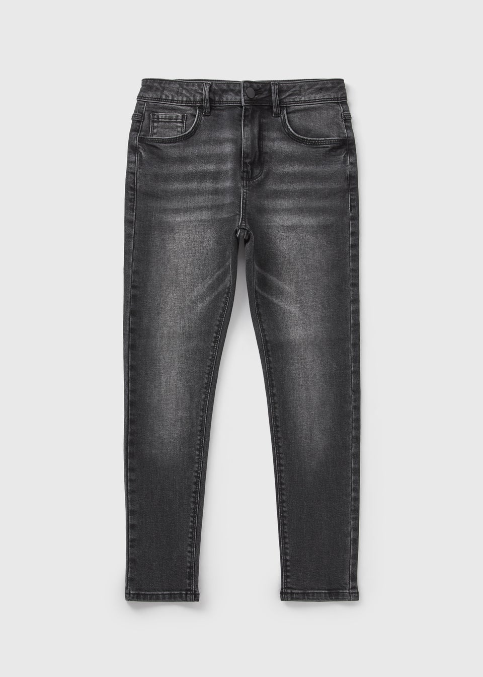 Boys Grey Denim Skinny Jeans (7-16yrs)