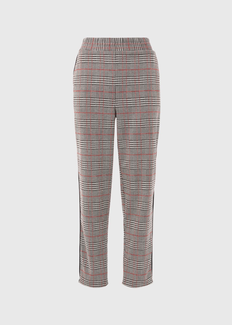 Womens checkered joggers top