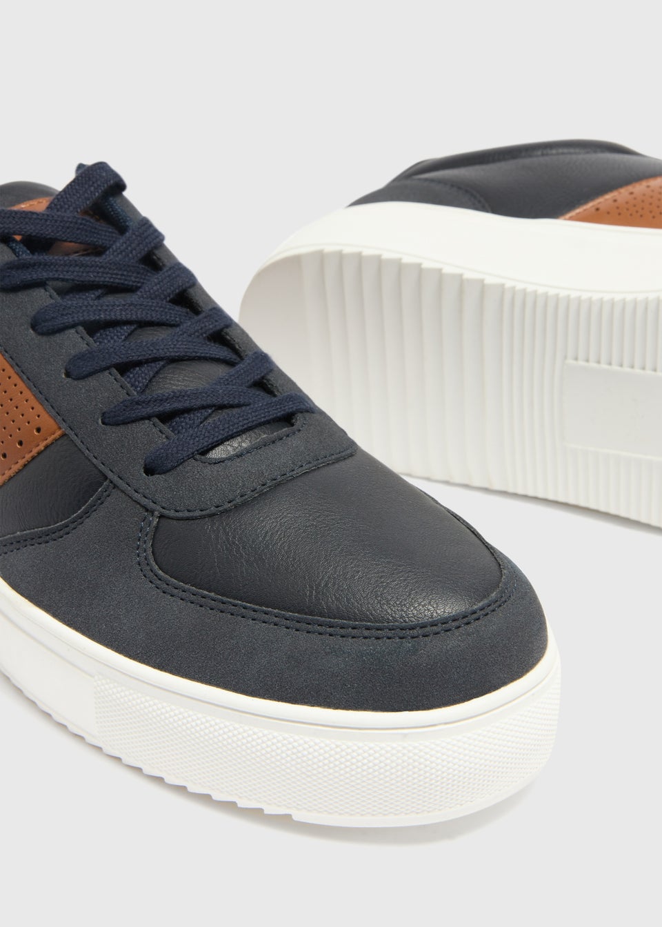 Navy Smart Trainers Matalan