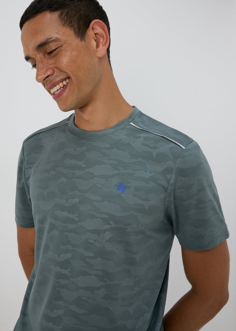 Souluxe Grey Camo T-Shirt