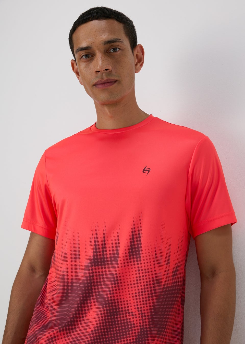 Souluxe Coral Dip Dye T-Shirt