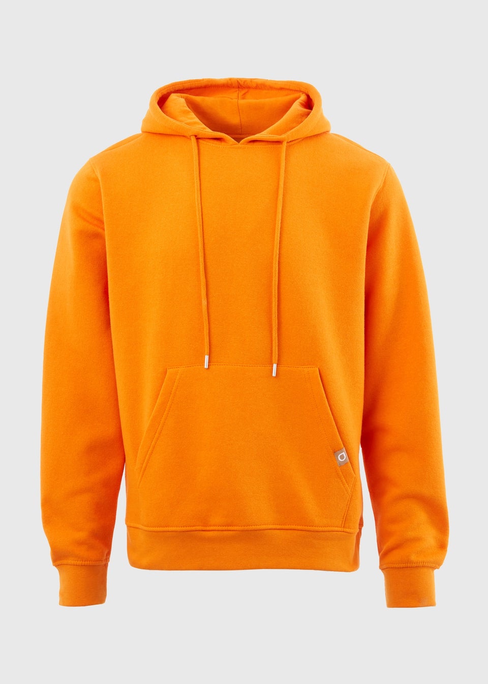 Orange Pull On Hoodie