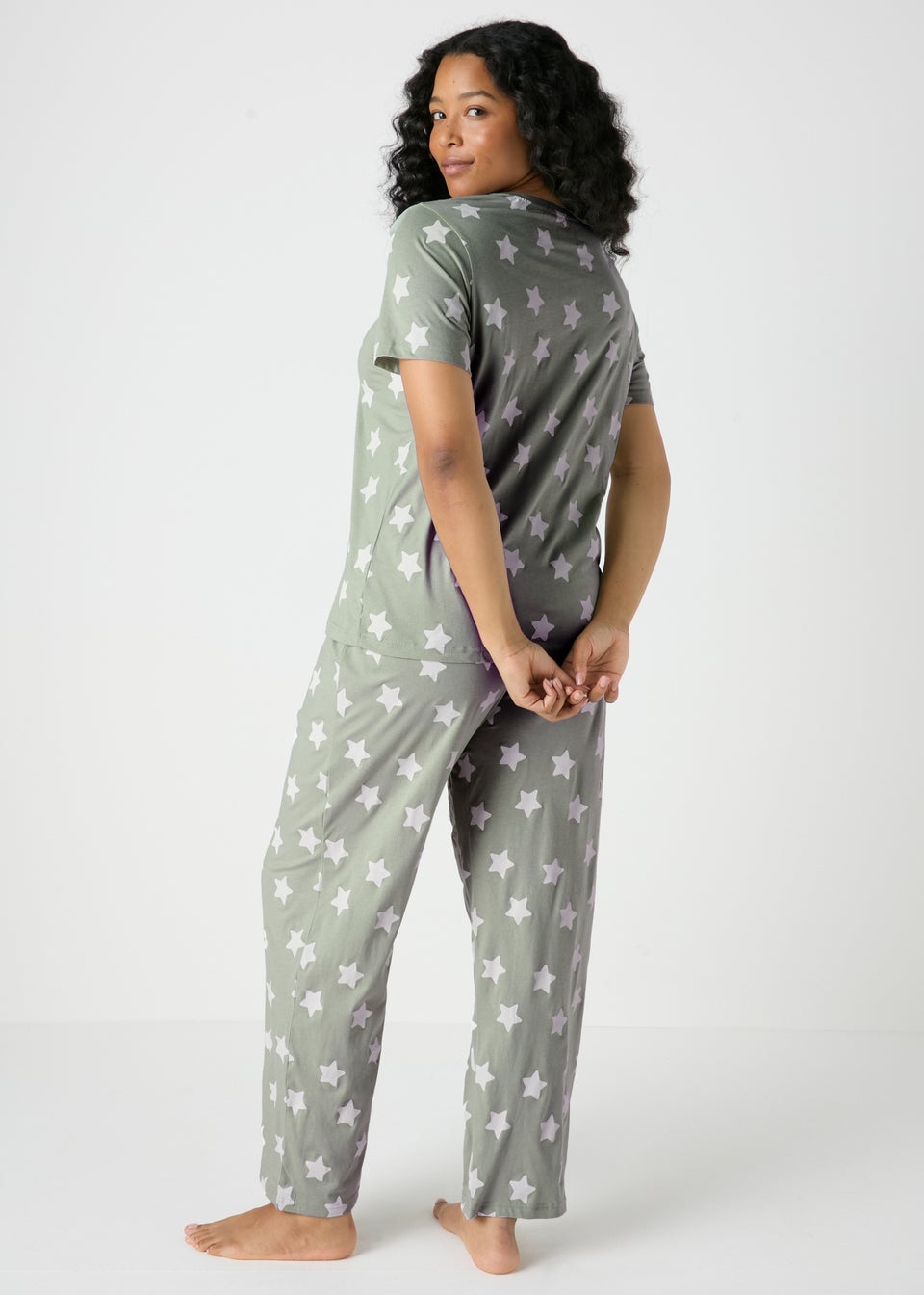 Green Star Pyjama Set