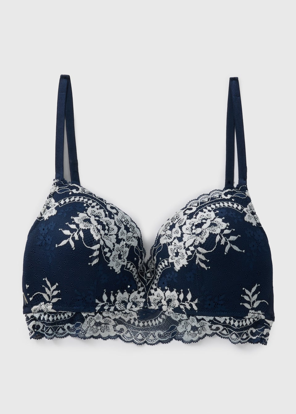 Navy Two Tone Bra