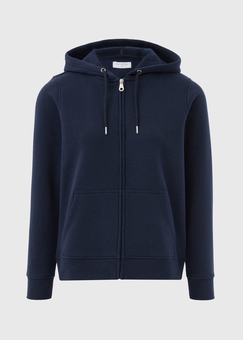 Navy Zipped Hoodie