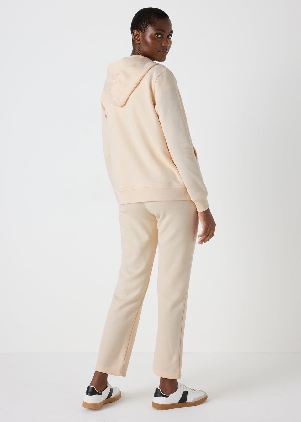 Cream Straight Jogging Bottoms Matalan