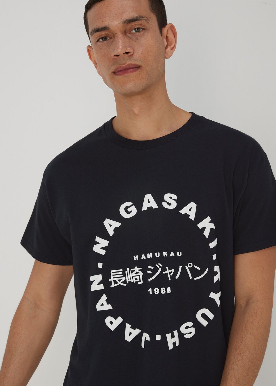 Black Nagasaki Logo T-Shirt