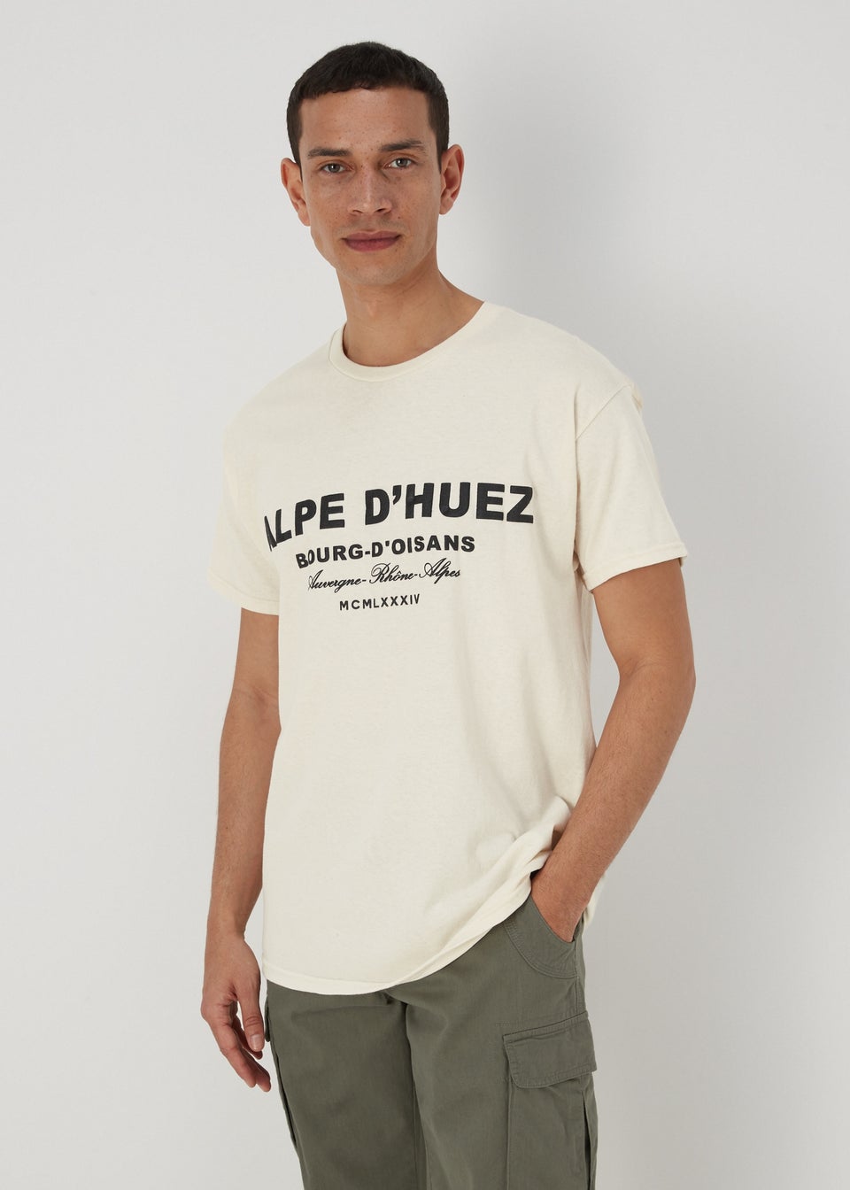 Natural Alpe D' Huez T-Shirt