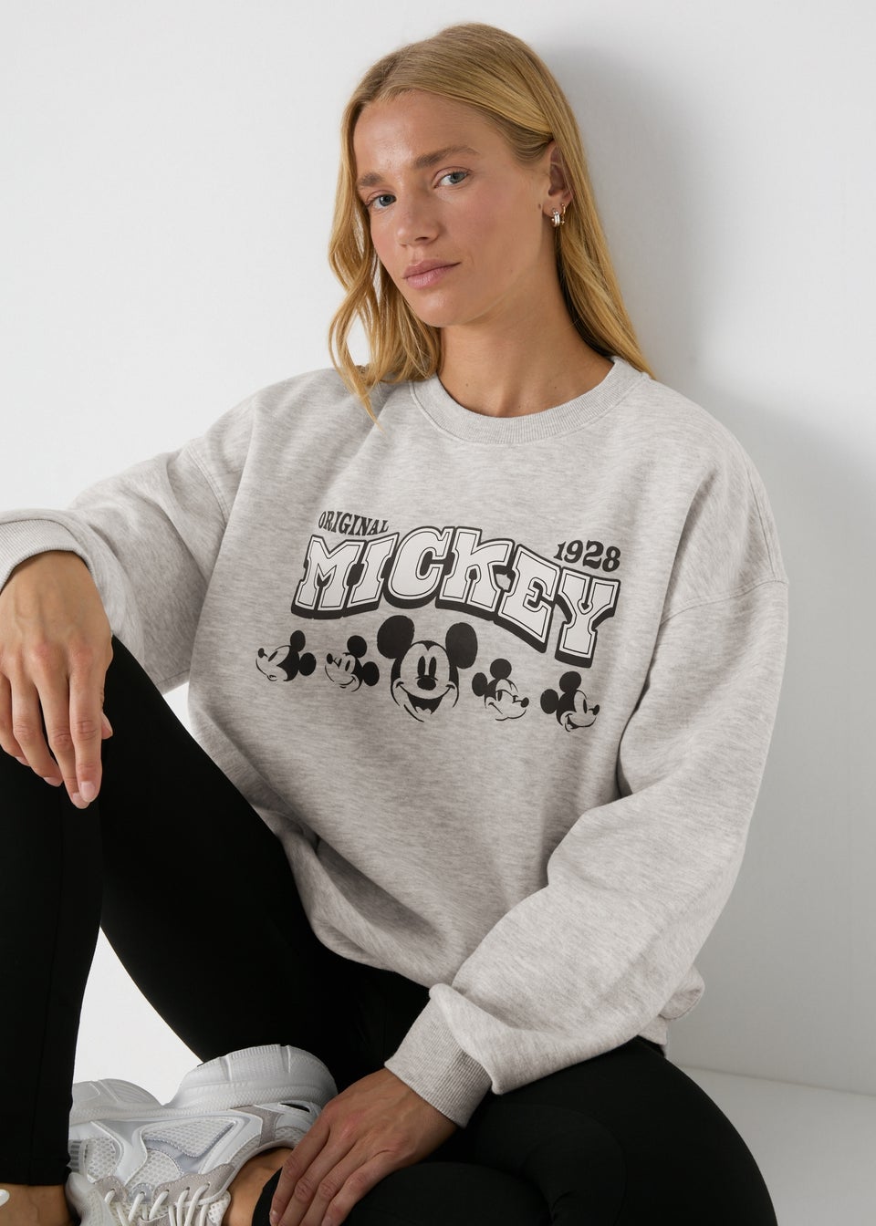 Disney grey mickey mouse sweatshirt sales