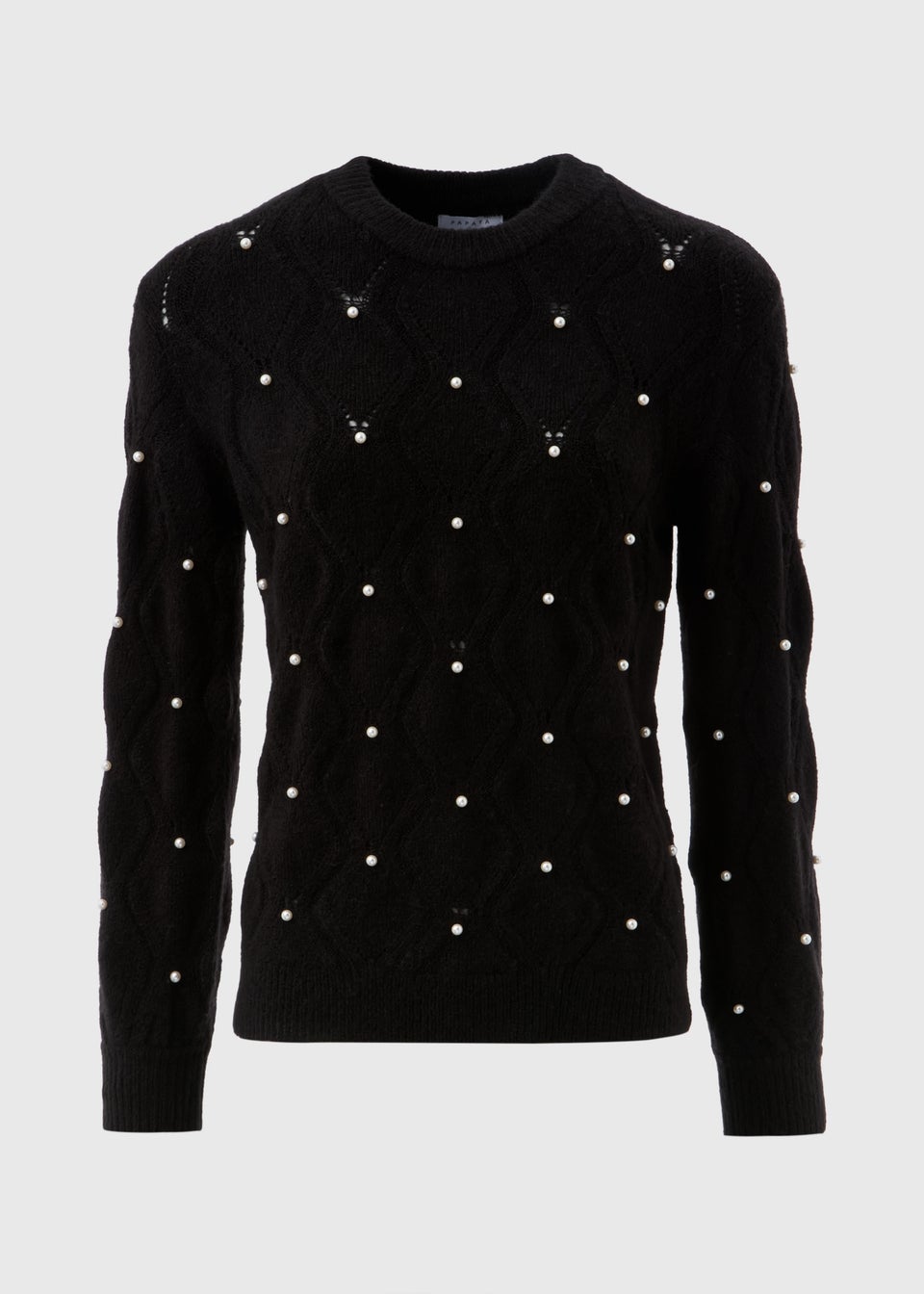 Black Pearl Embellished Jumper Matalan