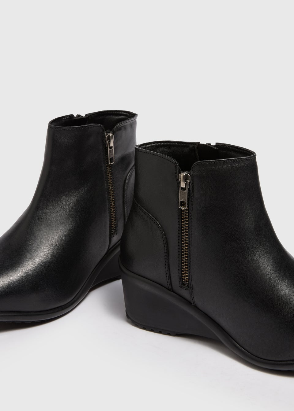 Black Wedge Ankle Boot Matalan