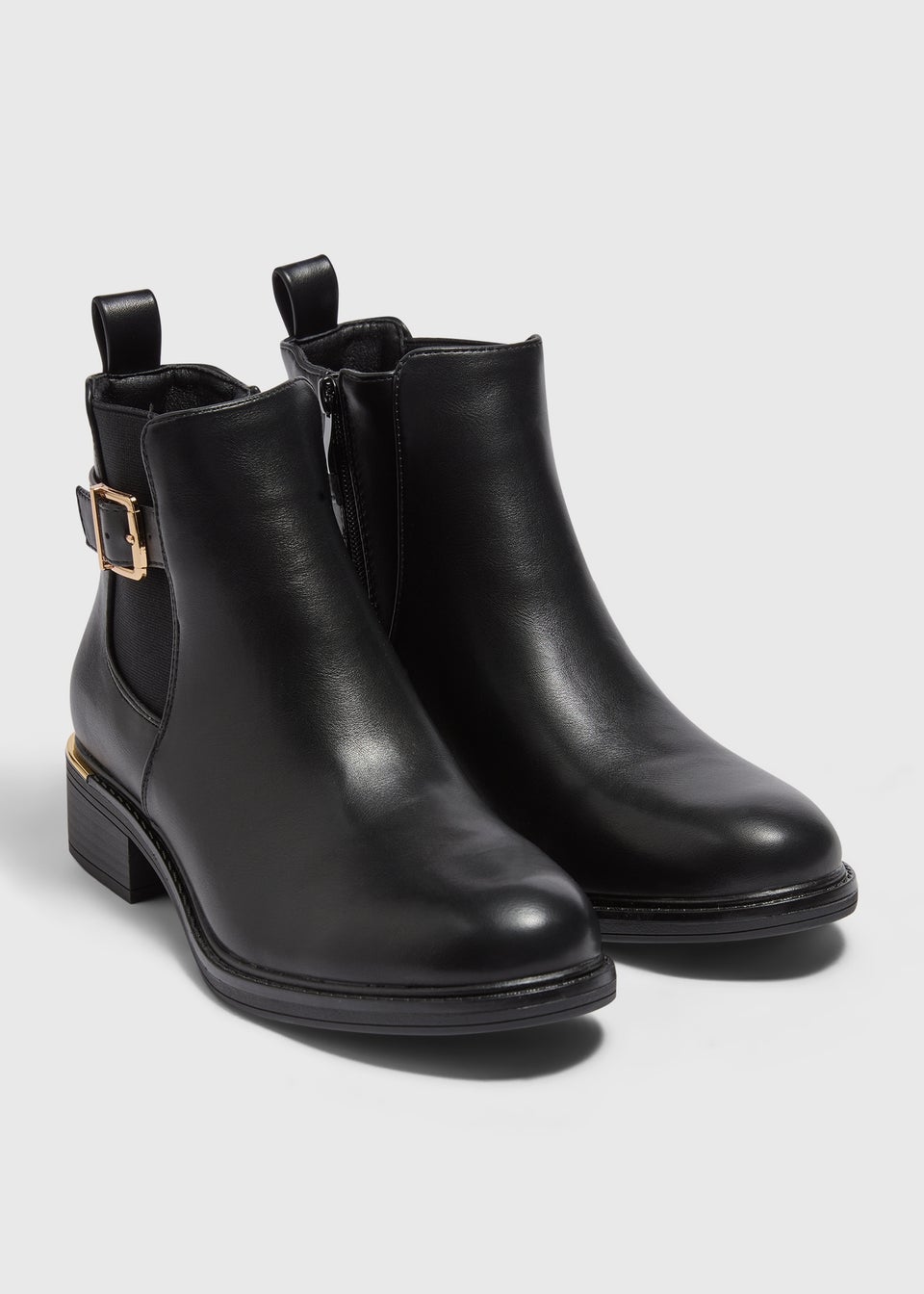 Matalan black ankle boots on sale