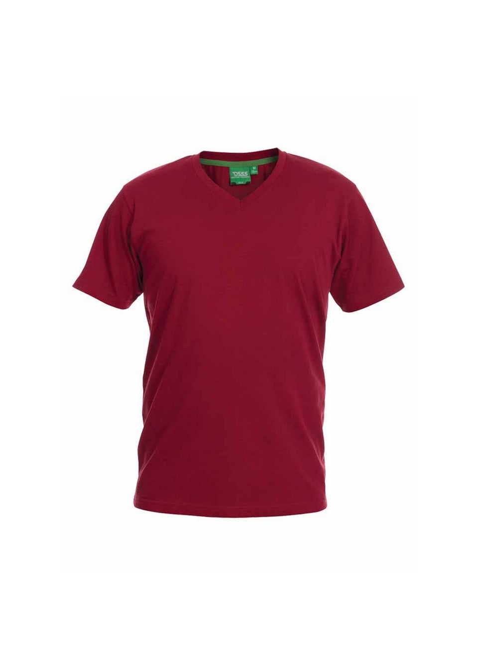 Duke Red Signature 2 Kingsize Cotton V Neck T-Shirt
