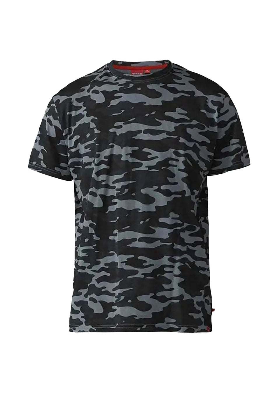 Duke Dark Grey Gaston Kingsize Camouflage Print T-Shirt