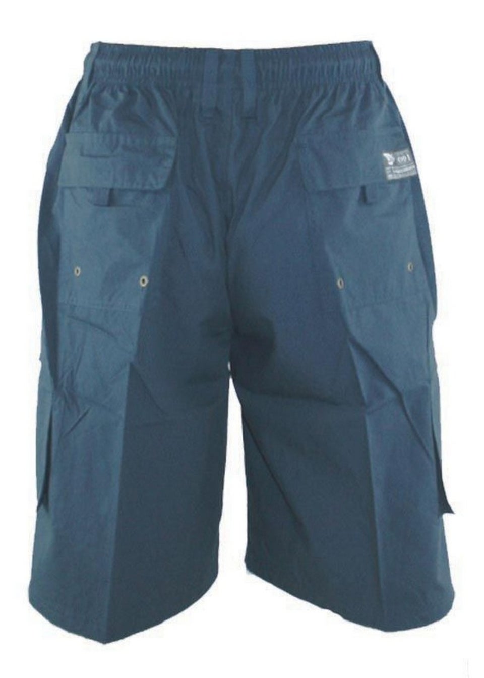 Duke Navy Nick Elasticated Waist Cargo Shorts