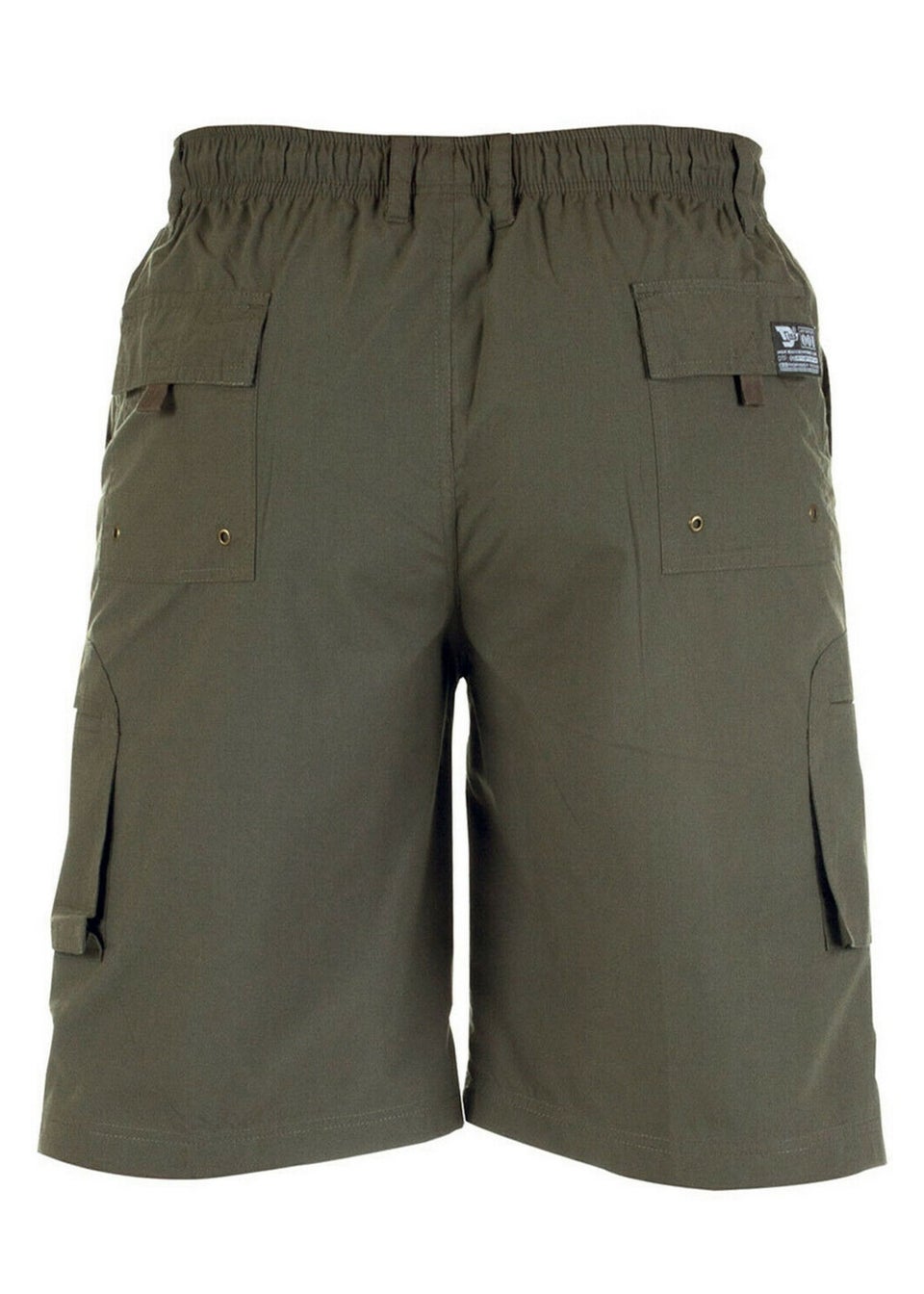 Duke Khaki Nick Elasticated Waist Cargo Shorts
