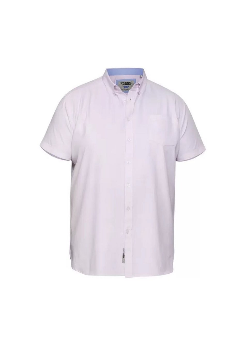 Duke Pink James Oxford Kingsize Short-Sleeved Shirt