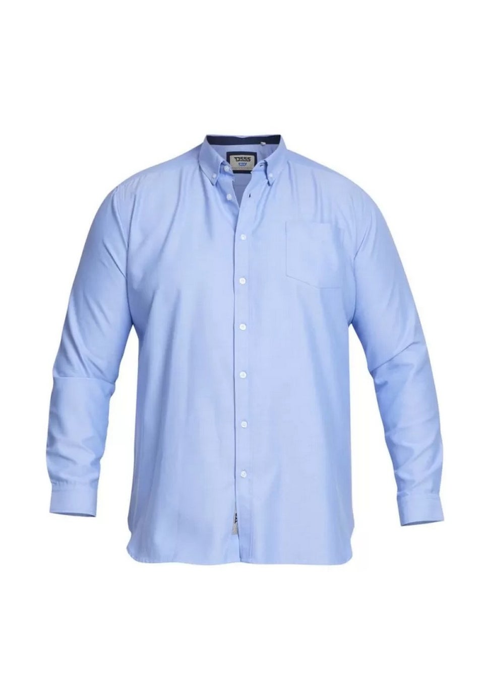 Duke Sky Blue Richard Oxford Kingsize Long-Sleeved Shirt