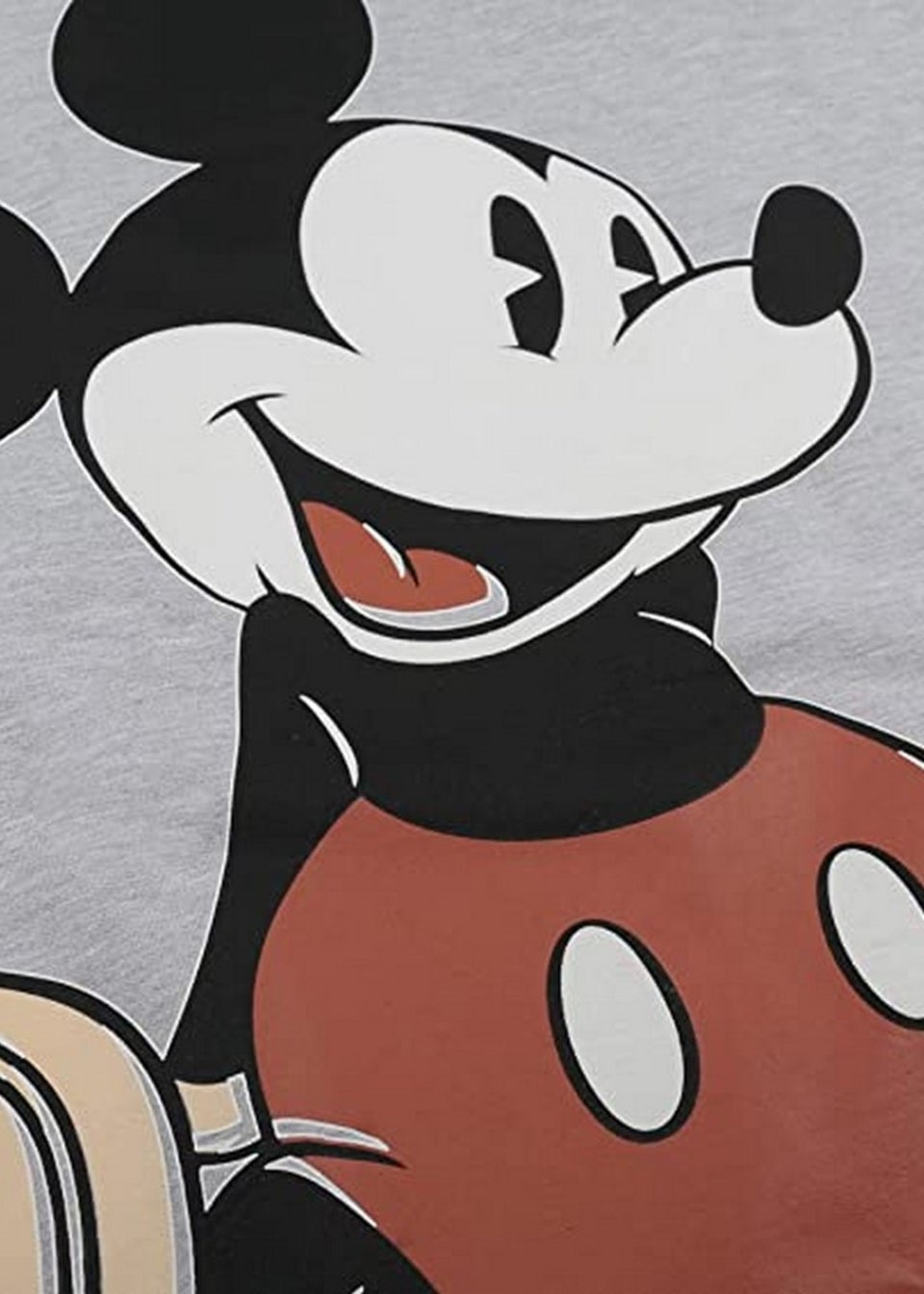 Disney Grey Mickey Mouse Sitting Sweatshirt