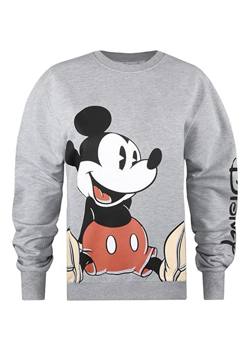 Disney Grey Mickey Mouse Sitting Sweatshirt Matalan