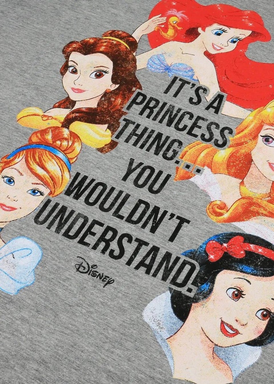 Disney Grey It's A Princess Thing T-Shirt