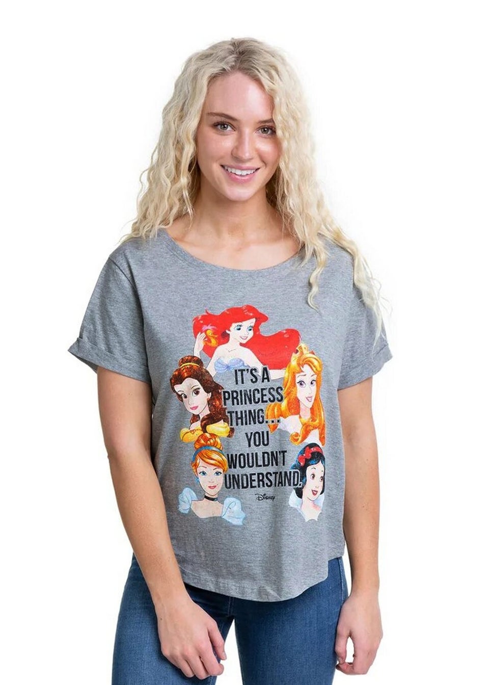 Disney Grey It's A Princess Thing T-Shirt