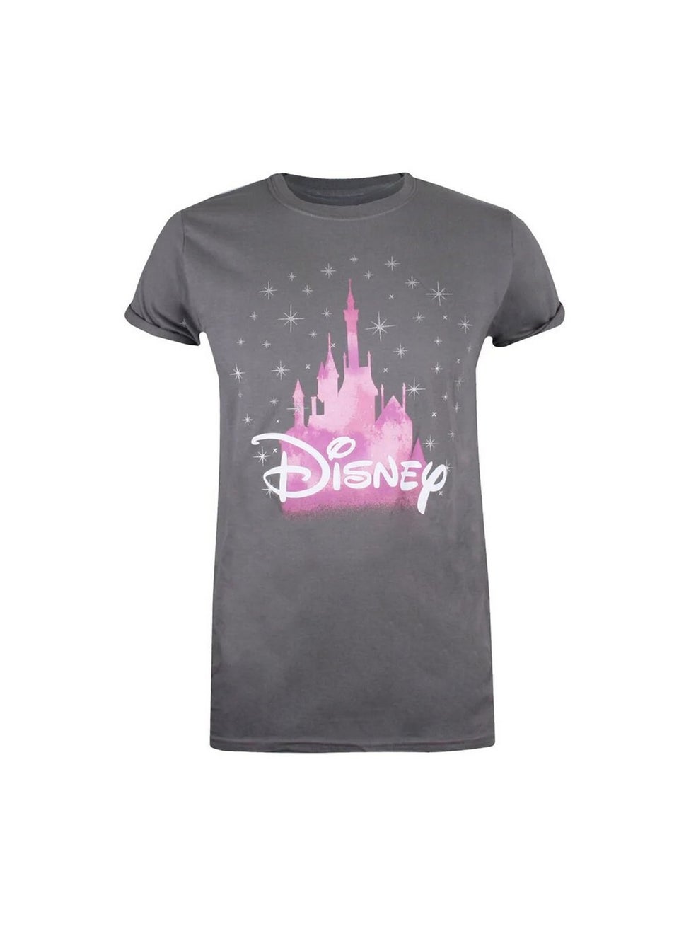 Disney Charcoal Grey Castle T-Shirt