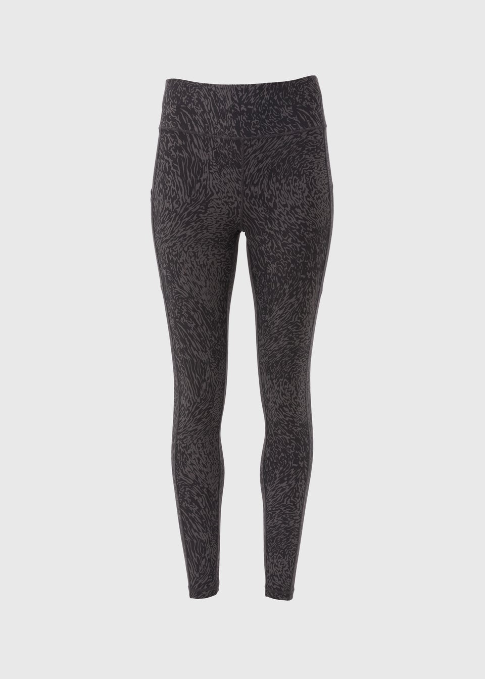 Souluxe Black Tonal Print Leggings