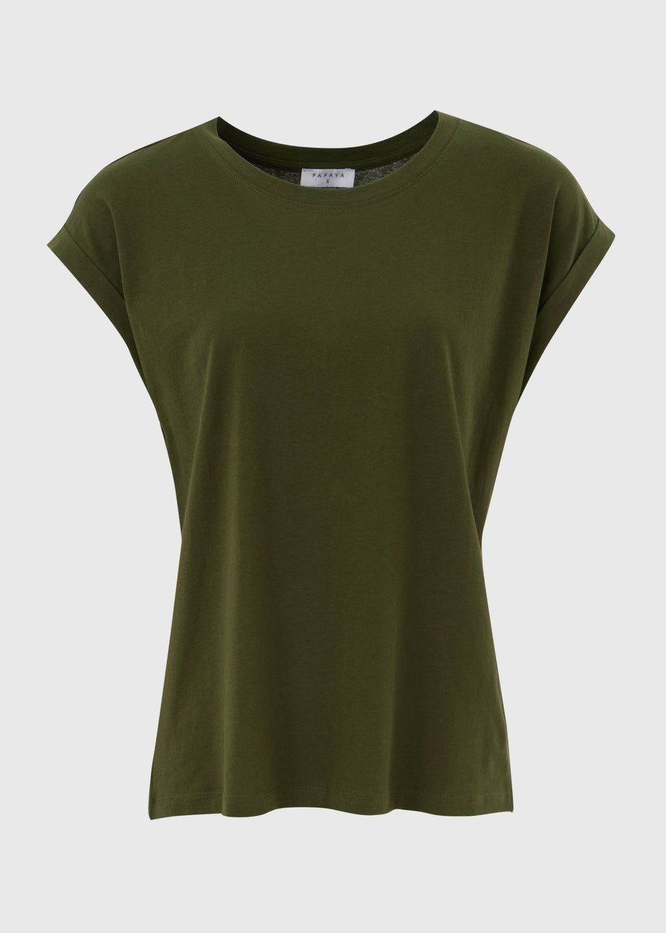 Khaki Plain T-Shirt