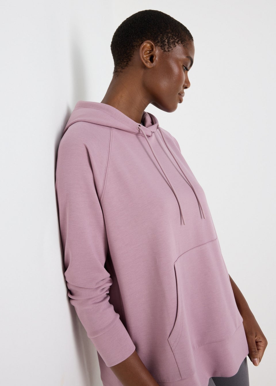 Souluxe Lilac Longline Hoodie