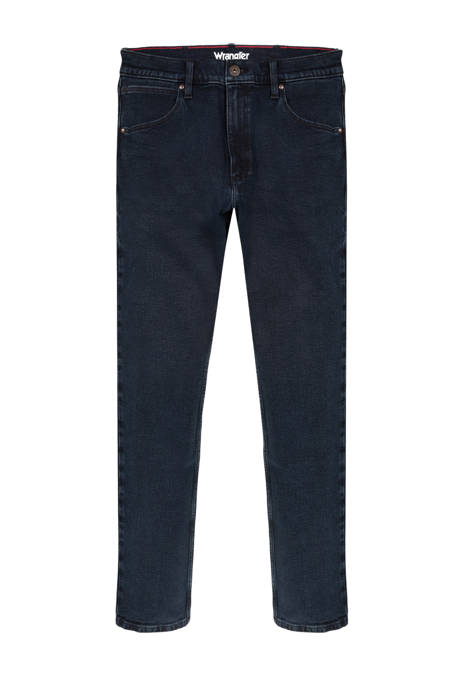 Wrangler Blue Black Straight Fit Jeans