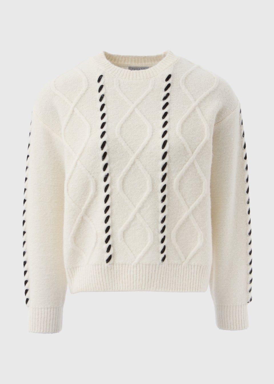 Lace up sleeve jumper clearance