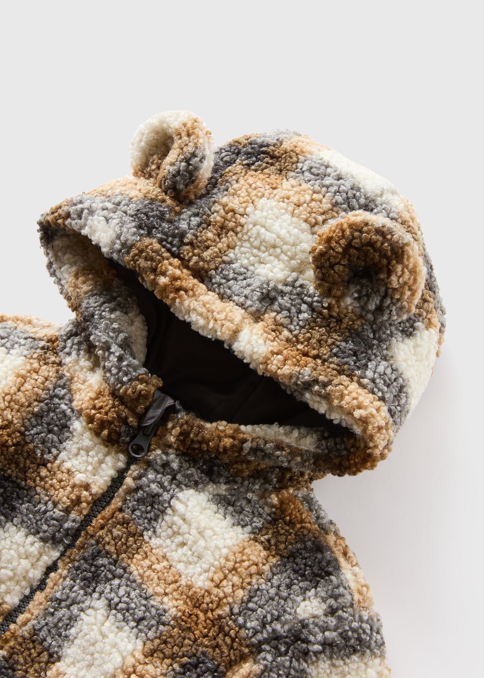 Check teddy jacket discount