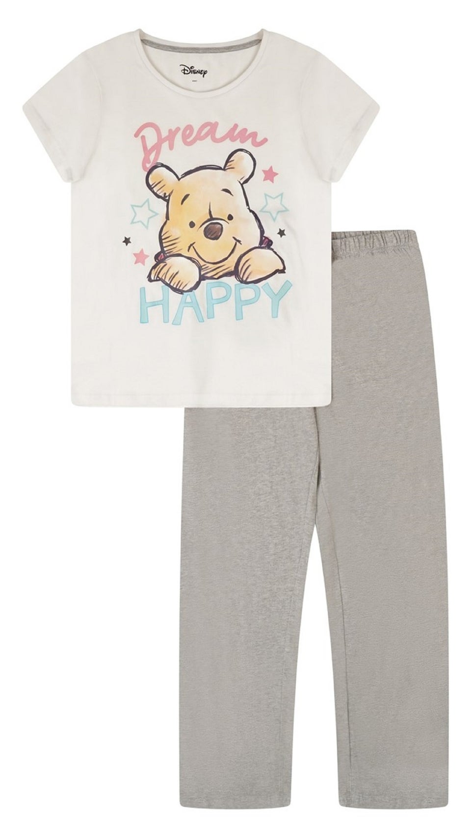 Winnie The Pooh Ladies White Pyjama Set