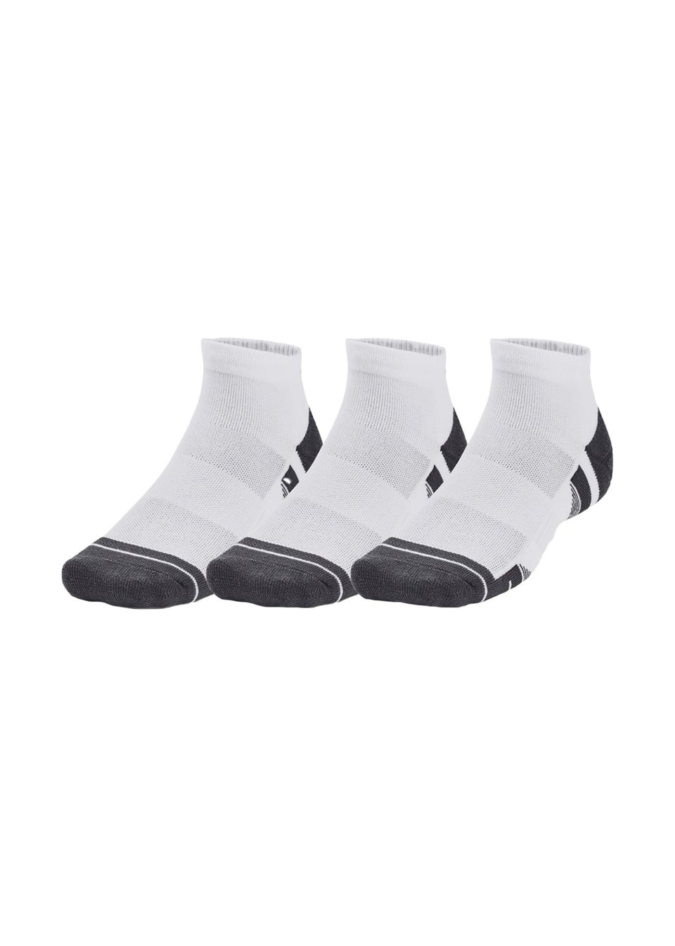 Under Armour White Performance Tech Socks (Pack of 3)