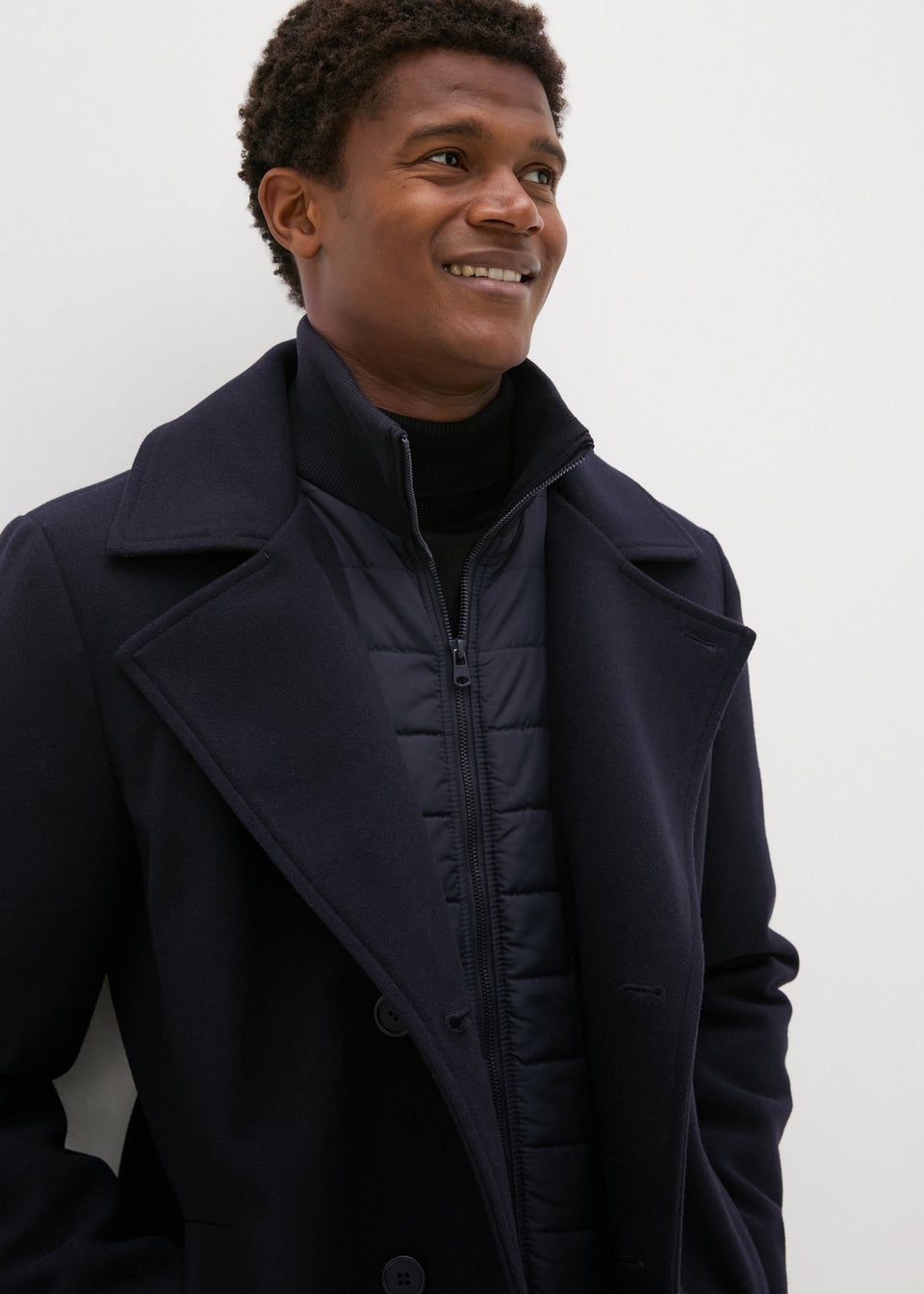 Pea coat with hood shop