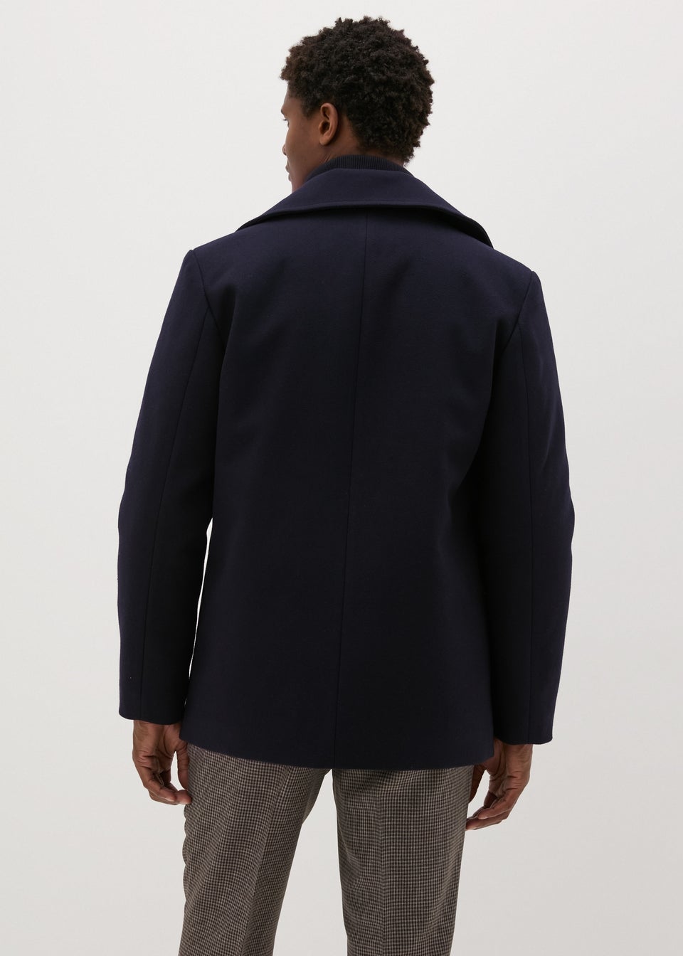 Taylor Wright Navy Peacoat Matalan