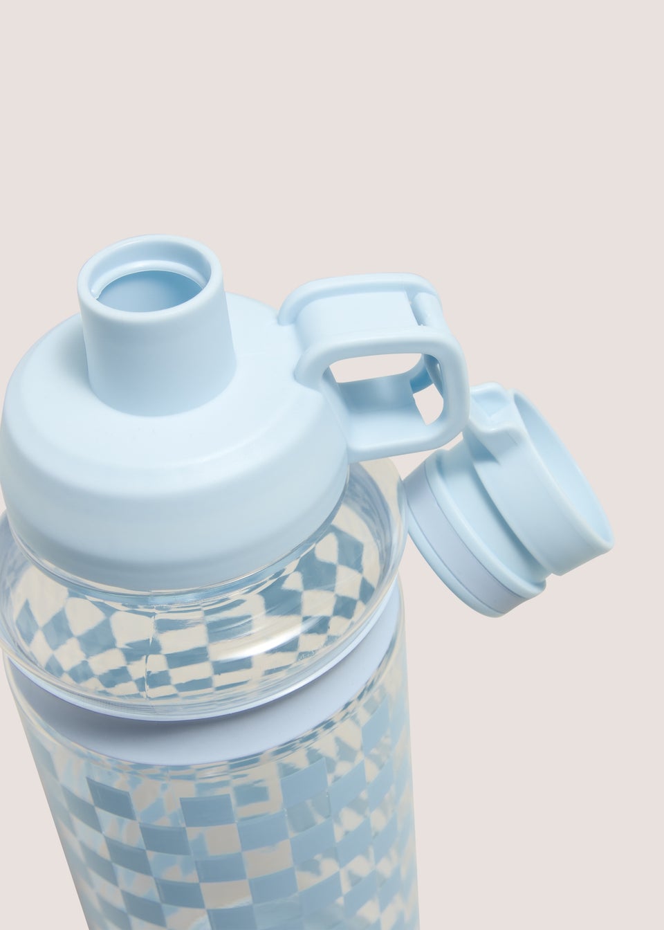 Blue X-Large Checked Bottle