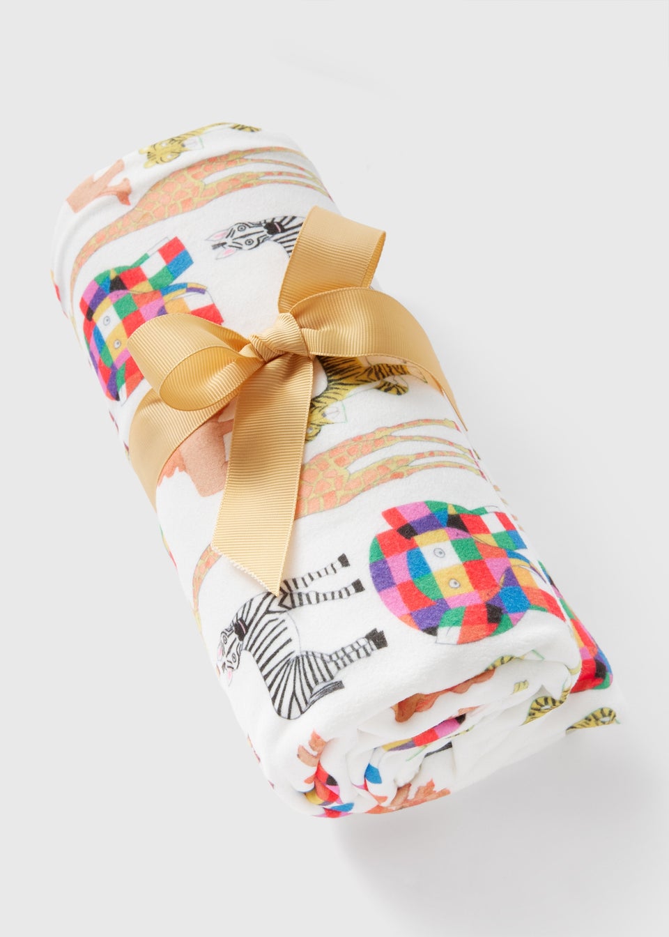 Elmer Baby Cream Blanket Matalan