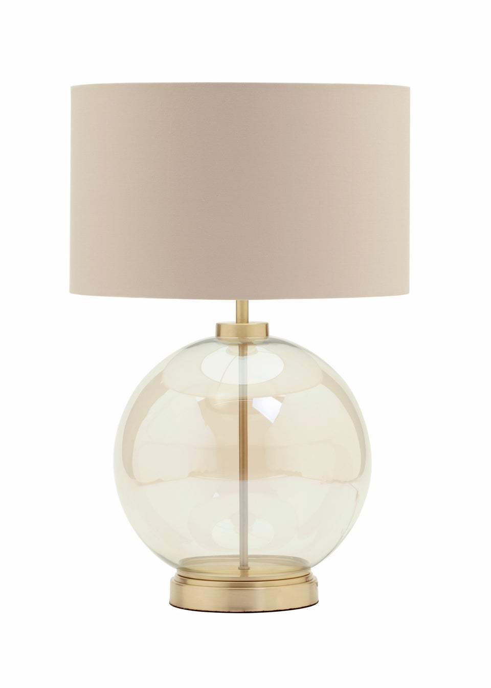 BHS Metro Table Lamp Brass & Champagne (57cm x 36.5cm)