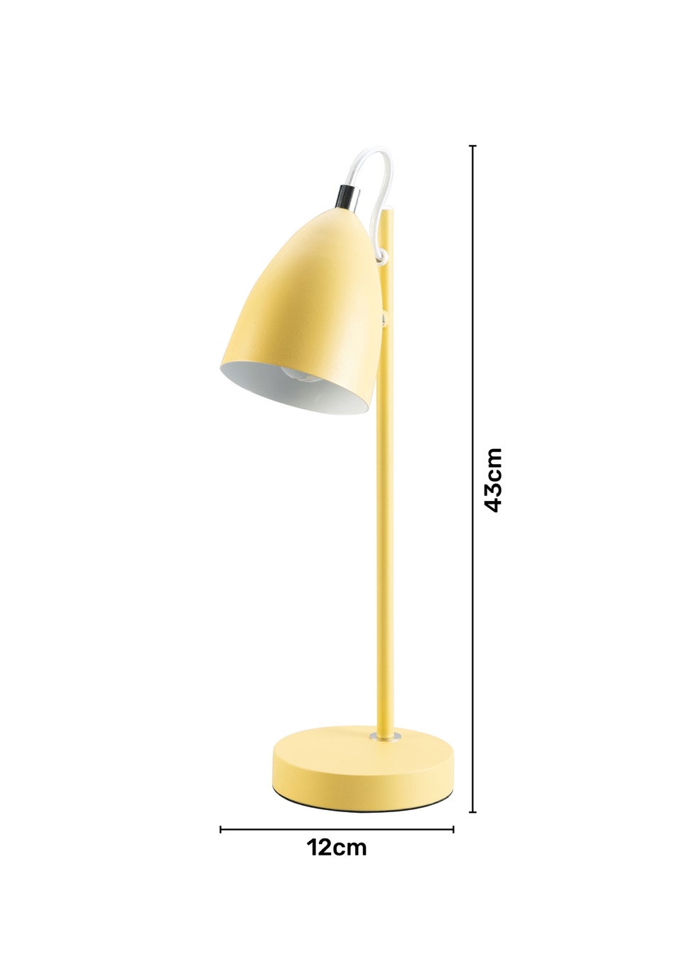BHS Sian Task Lamp Ochre (43cm x 12cm)