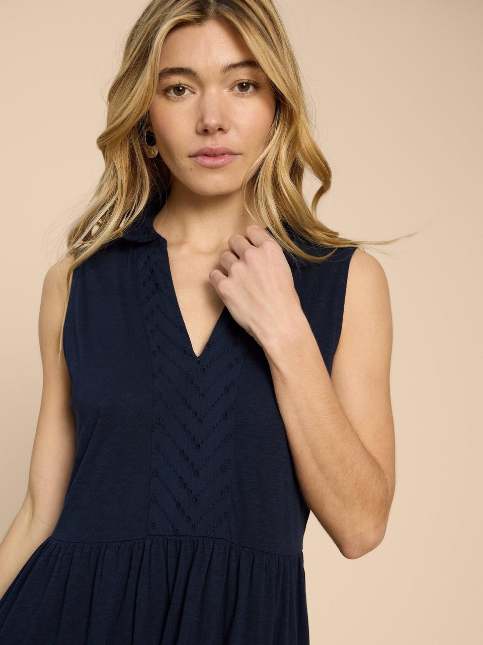 Langes Blusenkleid Keira aus Jersey