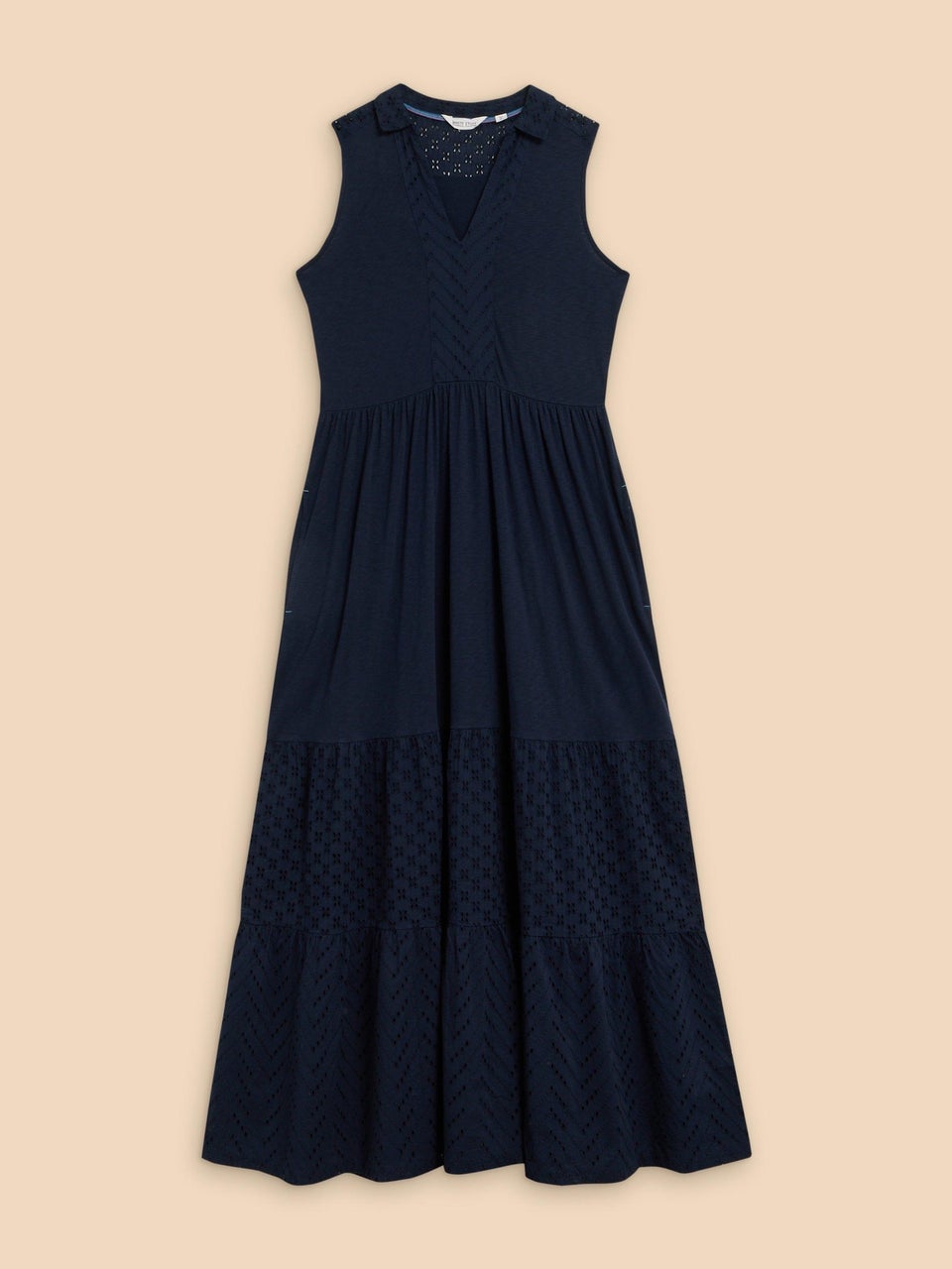 Langes Blusenkleid Keira aus Jersey