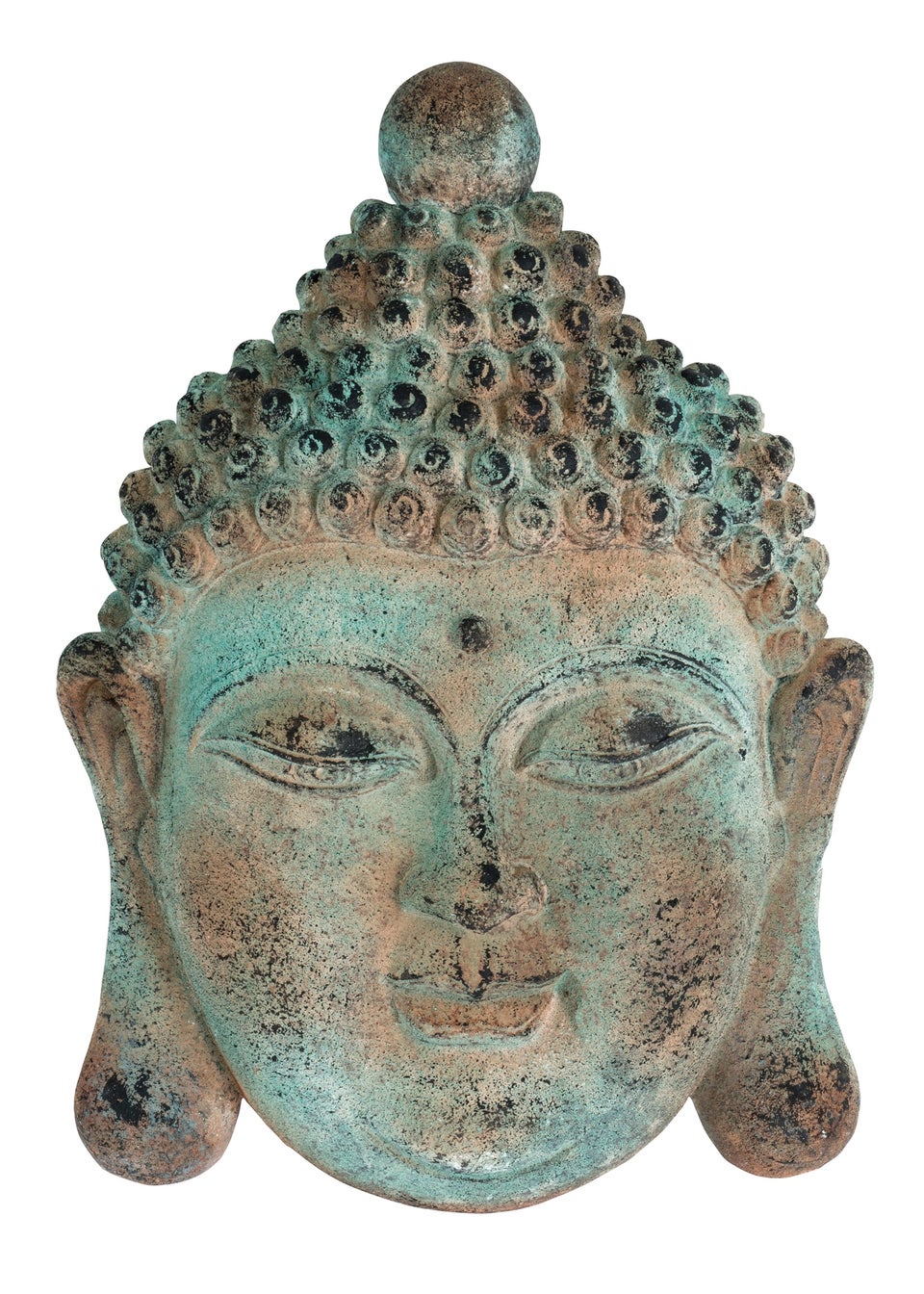 Premier Decorations Stone Wall Mounted Buddha Head (51.5cm)
