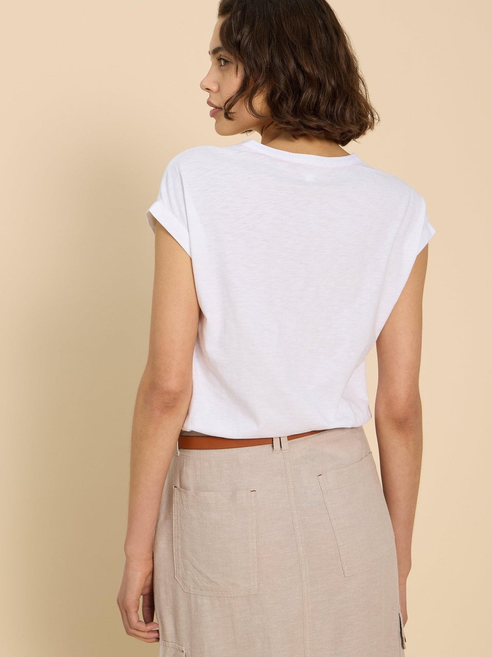 Beth Bluse aus Jersey-Mix