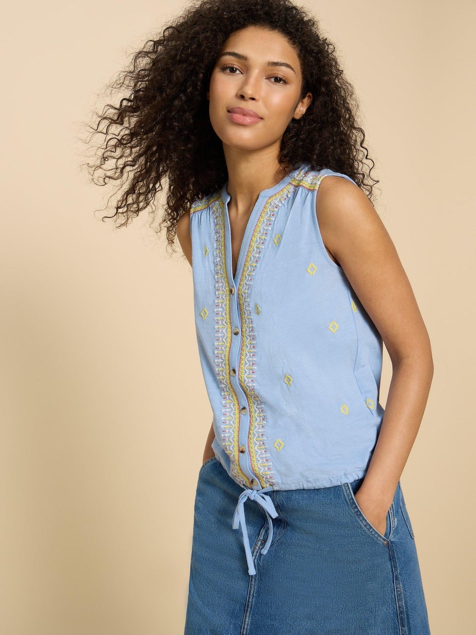 Tulip Ärmellose Jerseybluse