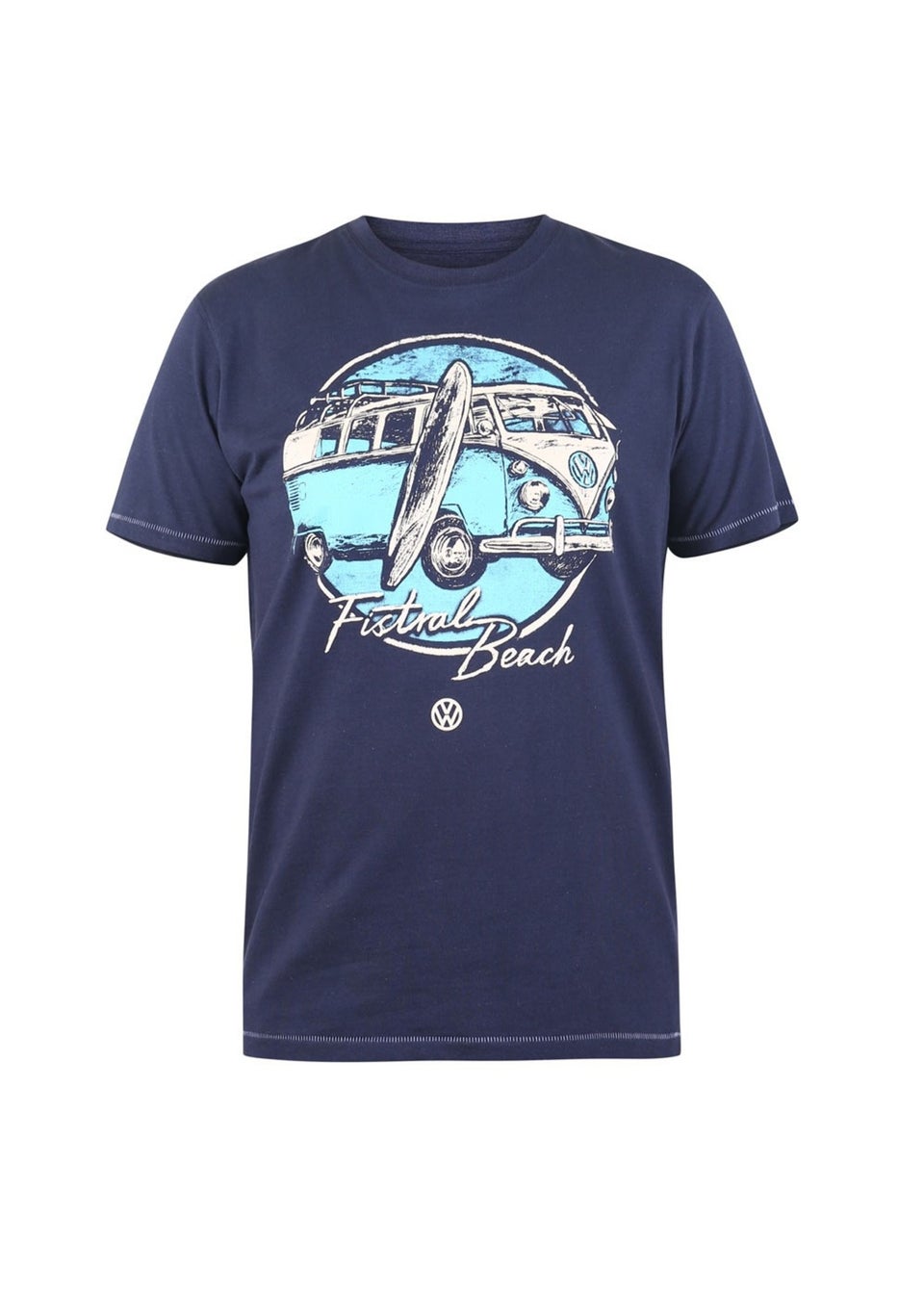 Duke Navy Winterton Camper Van Volkswagen Kingsize T-Shirt