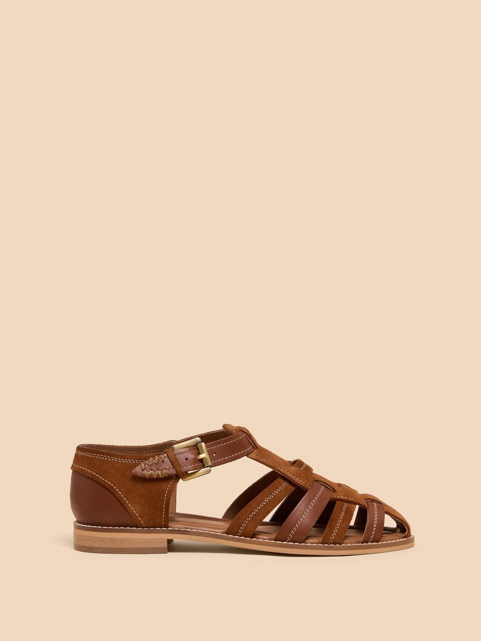 Fischersandalen aus Leder