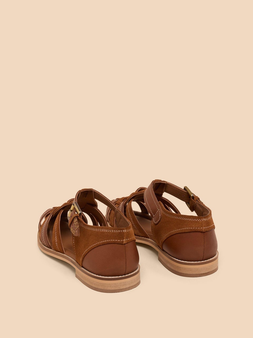 Fischersandalen aus Leder